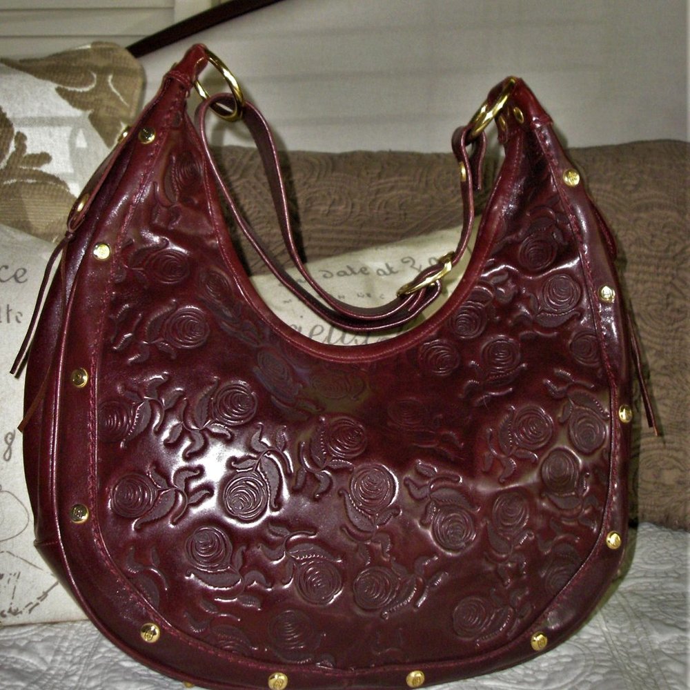 Marino Orlandi Leather Hobo w/Free Leather Bag